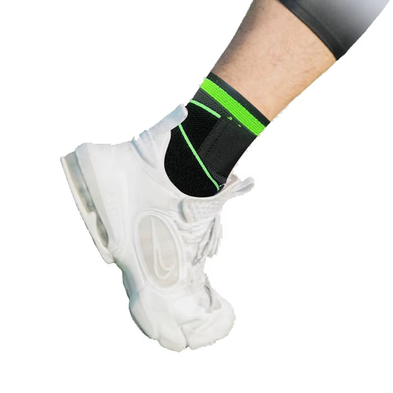Ankle Support Brace Adjustable Strong Compression Knittd Ankle Sleeve for Men & Women Sports Protection